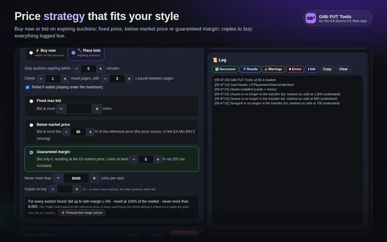 Screenshot: Two selectors, to combine